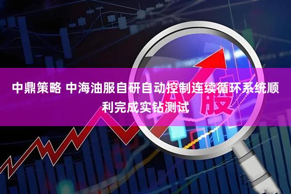 中鼎策略 中海油服自研自动控制连续循环系统顺利完成实钻测试