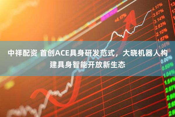 中祥配资 首创ACE具身研发范式，大晓机器人构建具身智能开放新生态