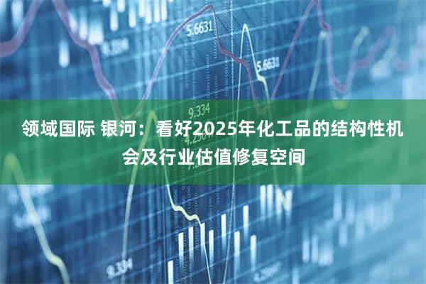 领域国际 银河：看好2025年化工品的结构性机会及行业估值修复空间
