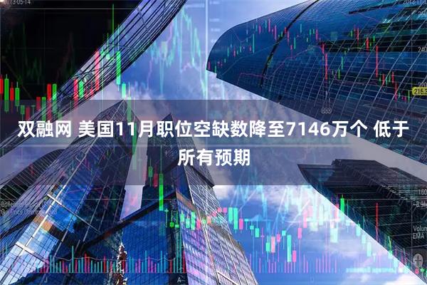 双融网 美国11月职位空缺数降至7146万个 低于所有预期