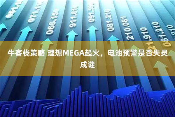 牛客栈策略 理想MEGA起火，电池预警是否失灵成谜