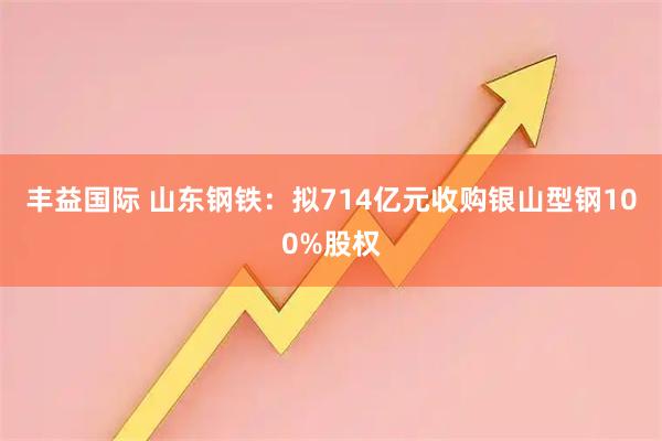 丰益国际 山东钢铁：拟714亿元收购银山型钢100%股权